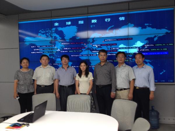 参观南京农大金融学院金融实验中心 参观南京农大金融学院金融实验中心